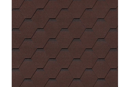 RoofShield черепица Классик Стандарт (3м2) Коричневый с оттенением