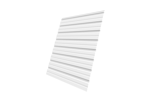 Профнастил C10R 0,5 Satin RAL 9003 сигнальный белый